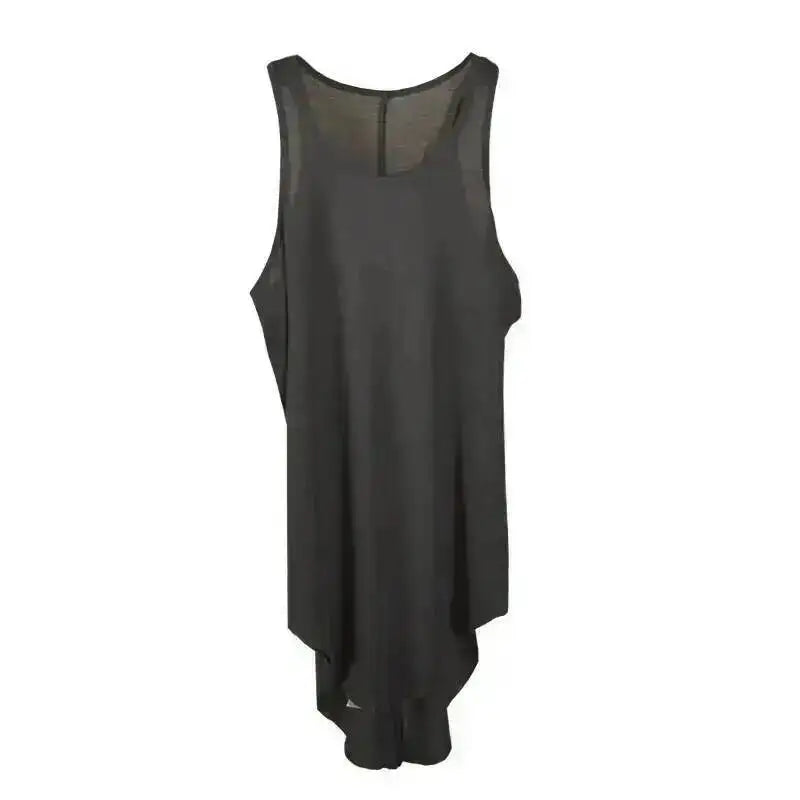 HKSH RO 2025 Summer New Man Dark Tide Chic Tank Top Ultra-thin Transparent Sleeveless Sweatshirt Wool Fashion Vest Trendy HK4911