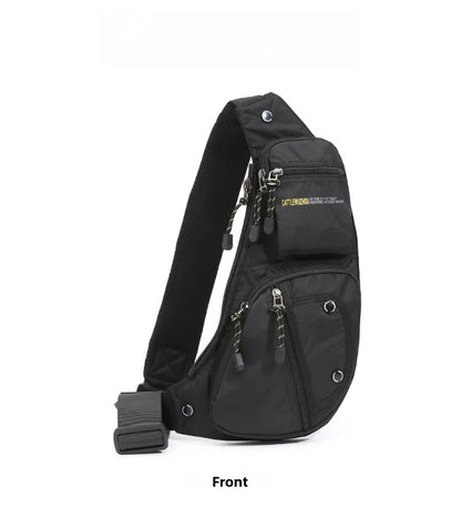 2025 New Men's Oxford Cloth Crossbody Bag Casual Single Shoulder Bag Fashionable Street Style Leisure Chest Bag for Men
