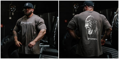 SILVERBACK Sports Men Loose T-shirt Cotton Fashion Oversized Male Tee Shirts Gym Running Streetwear Fitness T-shirt men clothing