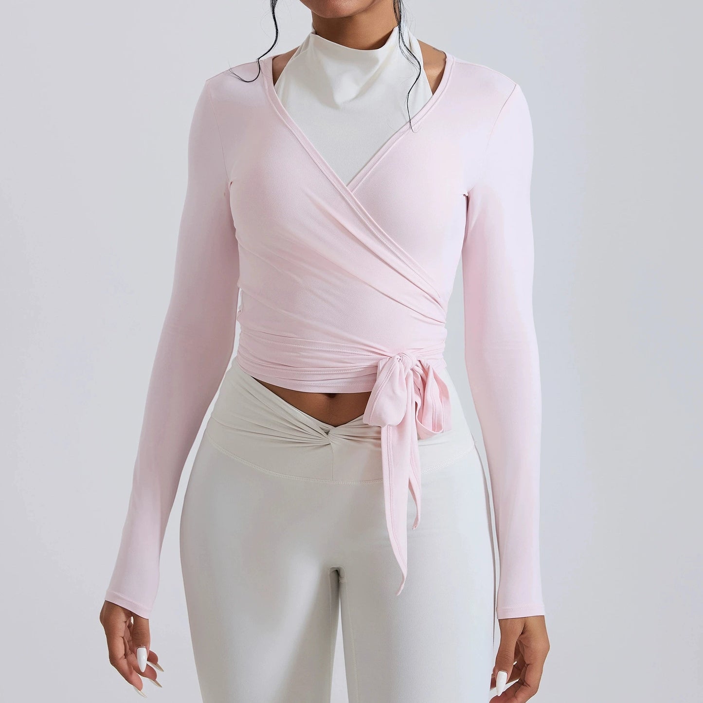 Apex Ritual – 新型ヨガ長袖ジムシャツ – スポーツトップ フィットネス アウトドア ランニング (Mujer)