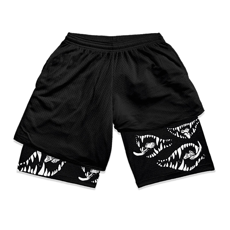 Apex Ritual – Men's 2-in-1 Training Shorts – Quick-Dry Double-Layered Gym Running Shorts