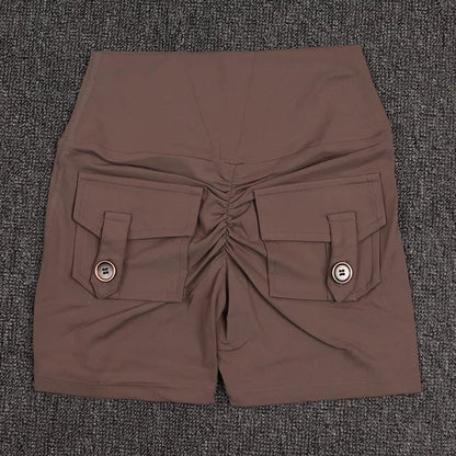 Women's Workout Slim Fit High-Waist Shorts