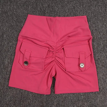 Women's Workout Slim Fit High-Waist Shorts