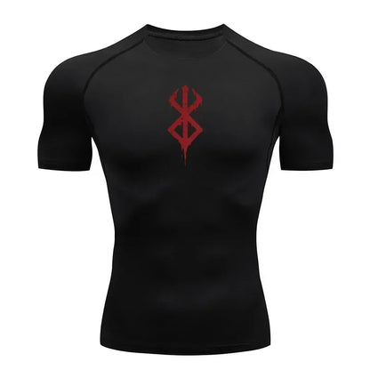 Apex Ritual Men's Compression Shirt – Quick-Dry Rash Guard Training Top