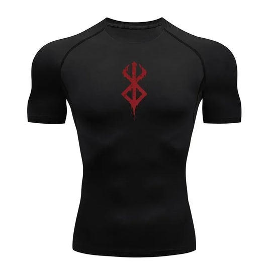 Apex Ritual Men's Compression Shirt – Quick-Dry Rash Guard Training Top