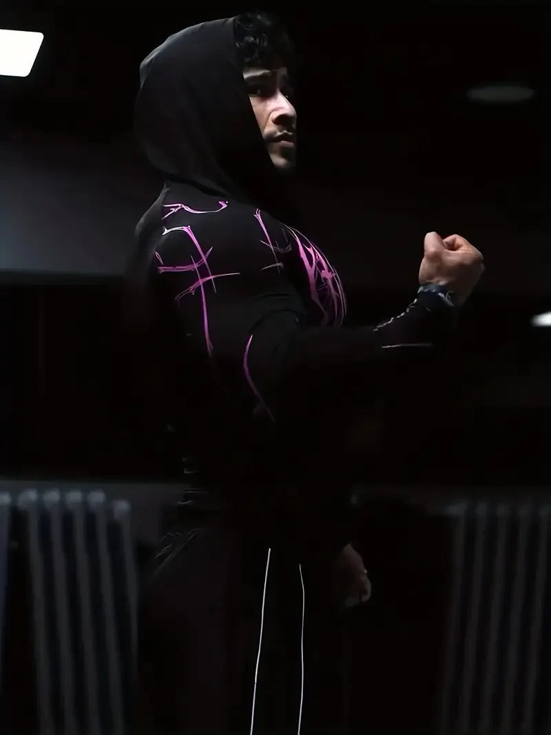 Men's Half-Zip Quick-Dry Training Hoodie