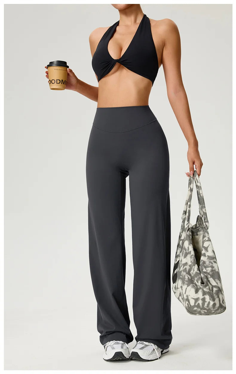 Women's Workout Wide-Leg High-Waist Leggings