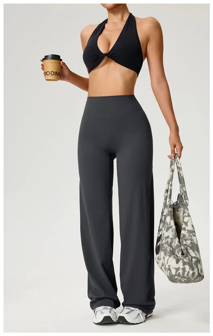 Women's Workout Wide-Leg High-Waist Leggings