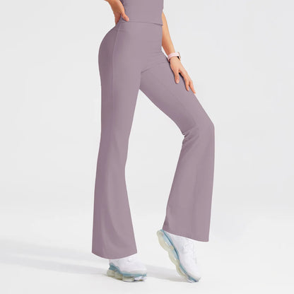 Women's Workout Wide-Leg High-Waist Two-Piece Set