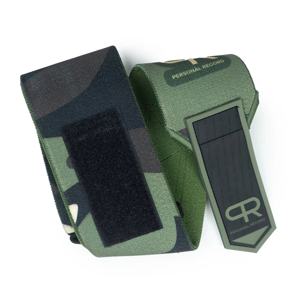 PR Heavy Duty Premium Elbow Wraps Personal Record Camouflage Mosaic Elbow Straps Weightlifting Deadlift Fitness Elbow Support