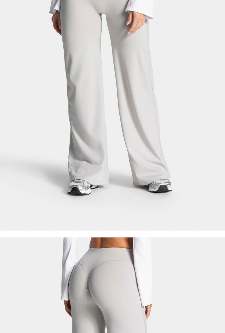 Women's Scrunch Wide-Leg Yoga Pants