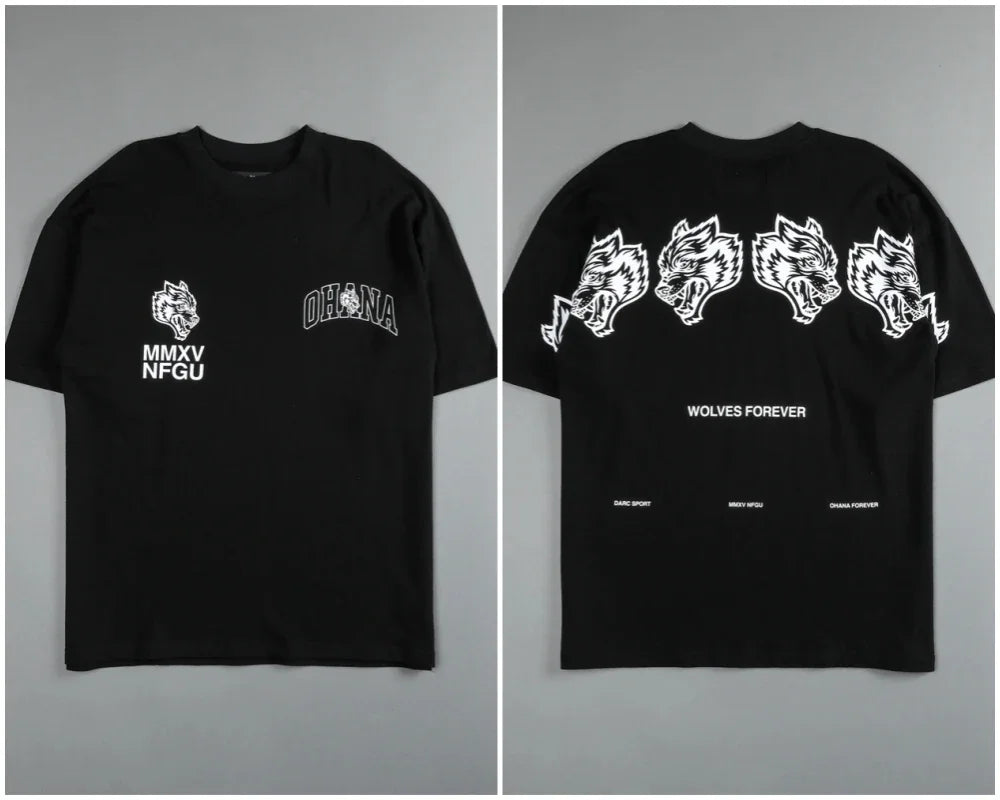 Women's Wolf Graphic Cotton Training T-Shirt