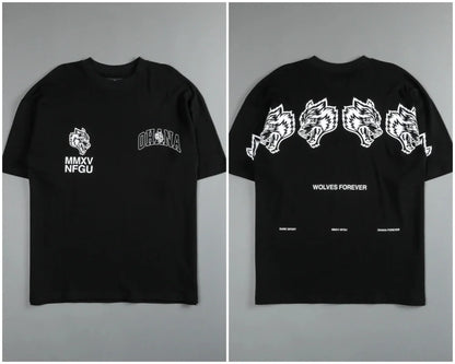 Women's Wolf Graphic Cotton Training T-Shirt