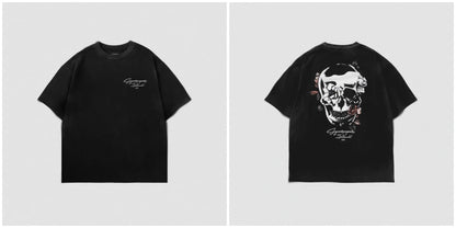 NOTHING GIVEN Oversized Loose Running T-Shirts Mens Gym REAPERS Fitness Sports Half Sleeve T Shirt Graphic Unisex Workout Tops