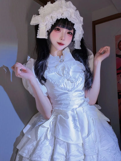 Women's Harajuku Gothic Lolita Mini Dress