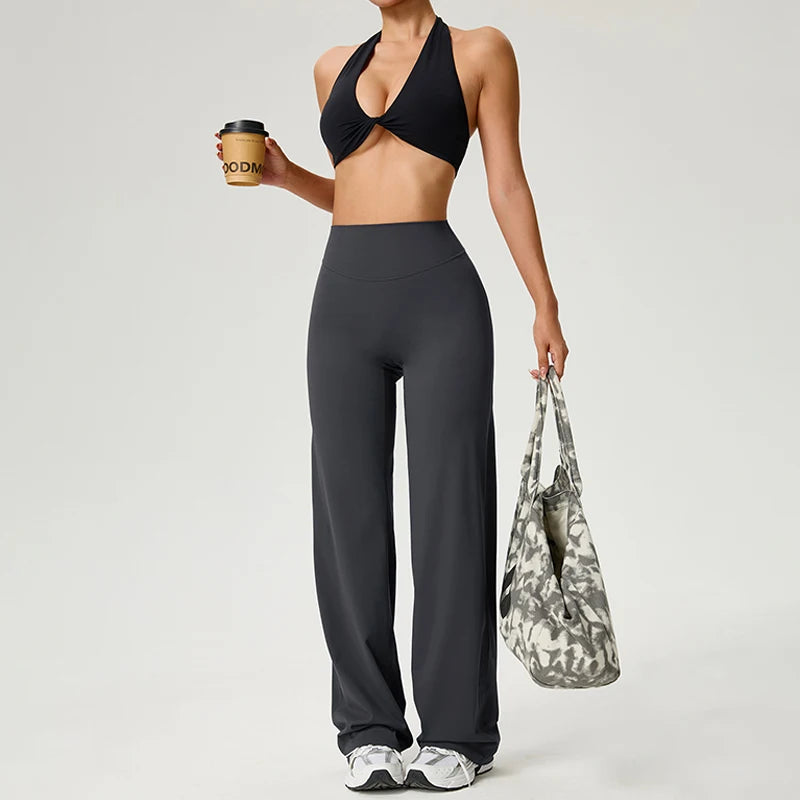 Women's Workout Wide-Leg High-Waist Leggings