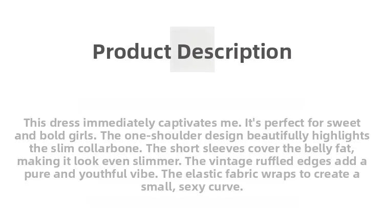 Women's One-Shoulder Knit Mini Dress