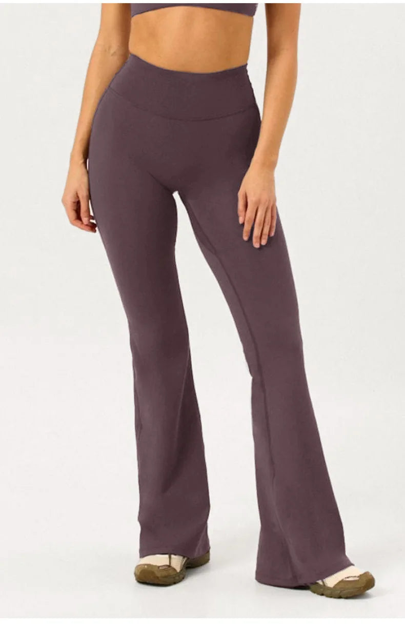 Women's Workout Wide-Leg High-Waist Two-Piece Set