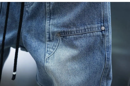 Fashionable Harem Jeans Outdoor Casual Men's Trousers Luxury Brand Men Clothing