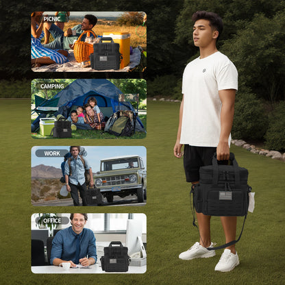 Apex Ritual 18L Insulated Cooler Bag – Leakproof Meal-Prep & Lunch Bag