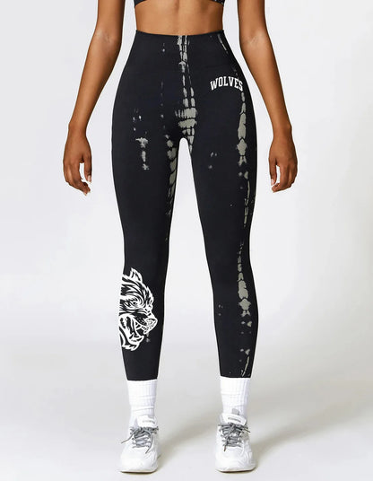 Darcsport Fitness Yoga Pants - Seamless Thigh Lift High-Waist High-Polish Fitness Pants for Women with Good Elasticity