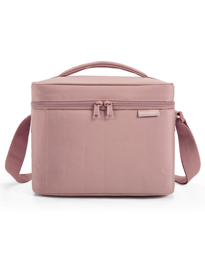 BAGSMART Lunch Box for Women Insulated Lunch Bag Cute Puffer Lunch Tote Bags Lightweight Quilted Reusable Cooler for Work School
