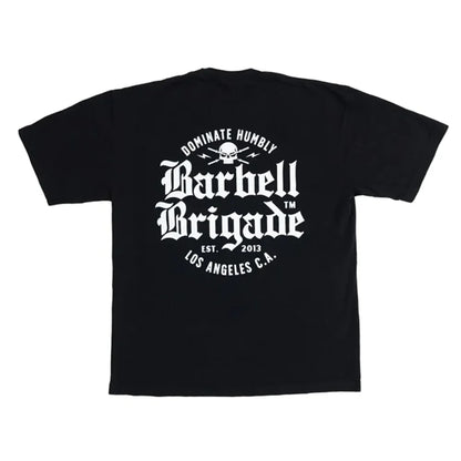 Clearance Sale BARBELL Men Running Sport Cotton T-shirt Gym Fitness Skull Print Shirt Summer Jogging Training Tee Tops