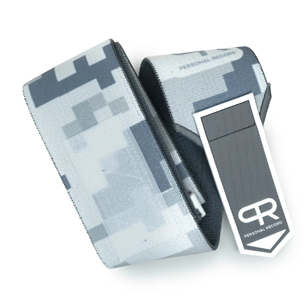 PR Heavy Duty Premium Elbow Wraps Personal Record Camouflage Mosaic Elbow Straps Weightlifting Deadlift Fitness Elbow Support