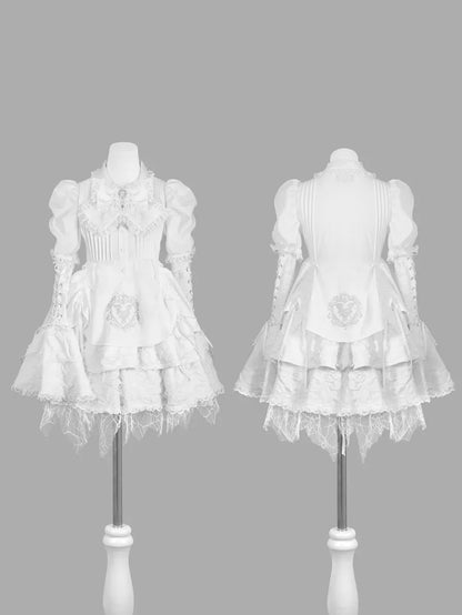Women's Harajuku Gothic Lolita Mini Dress