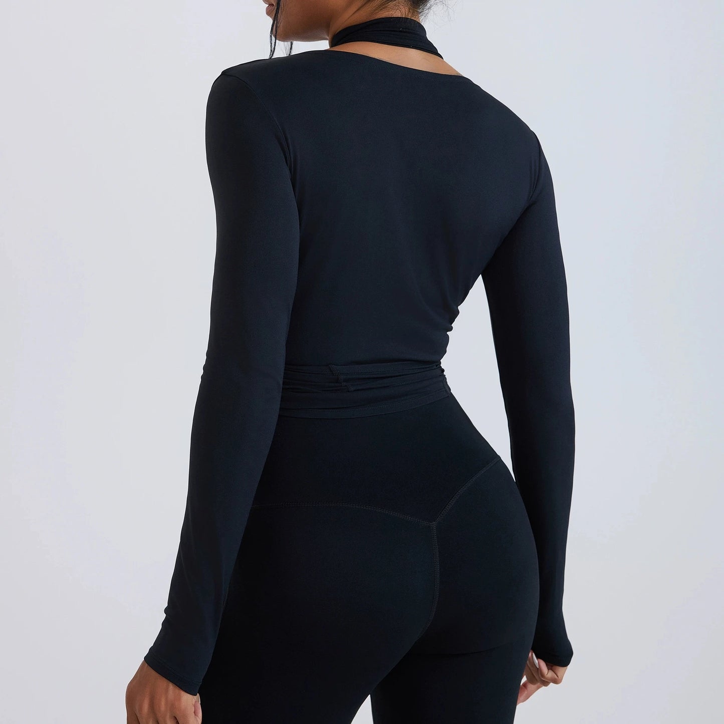 Apex Ritual – 新型ヨガ長袖ジムシャツ – スポーツトップ フィットネス アウトドア ランニング (Mujer)