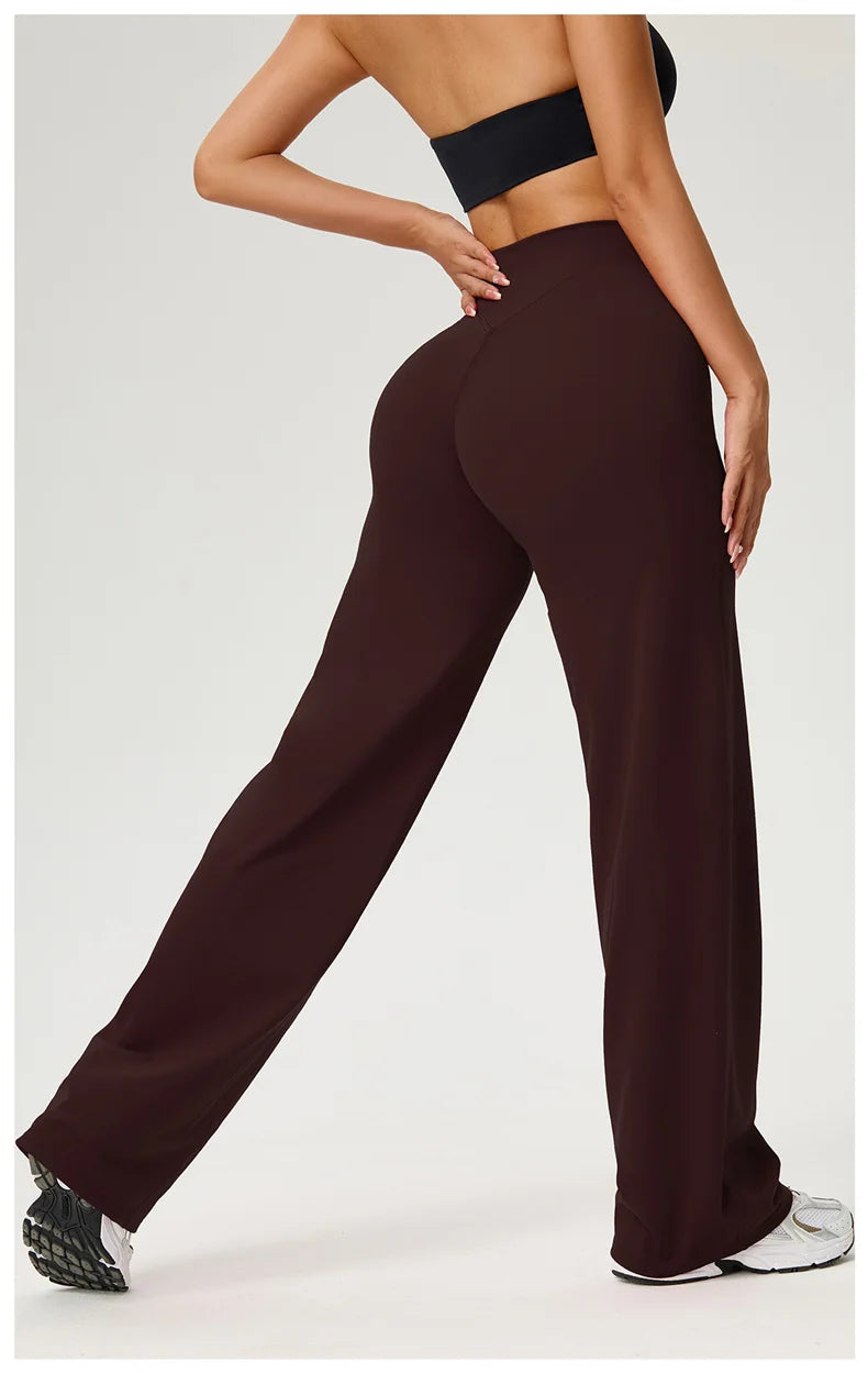 Women's Workout Wide-Leg High-Waist Leggings