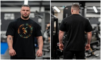 SILVERBACK Muscle Fitness T-shirt Summer Men's Athleisure Workout short sleeve Shirts cotton Fitness Tee Gym Sports Shirt Tops