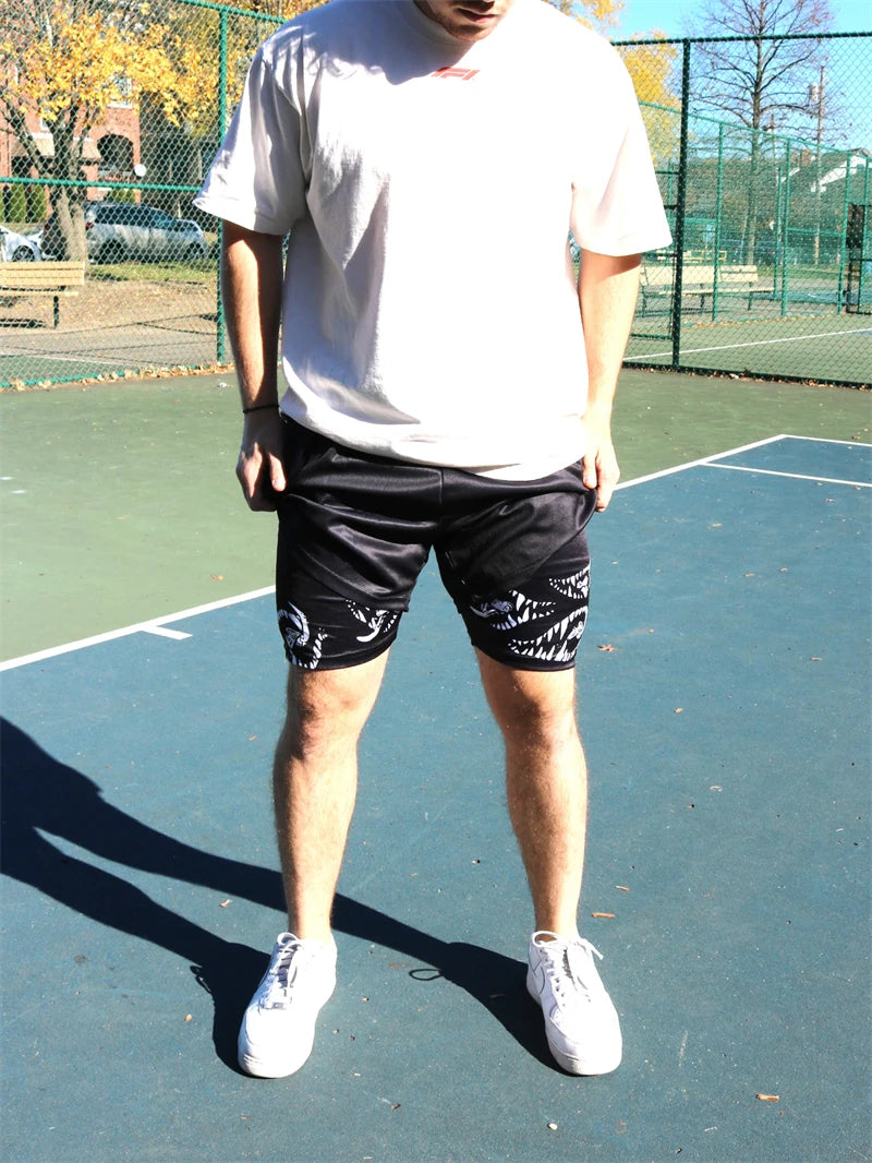 Apex Ritual – Men's 2-in-1 Training Shorts – Quick-Dry Double-Layered Gym Running Shorts