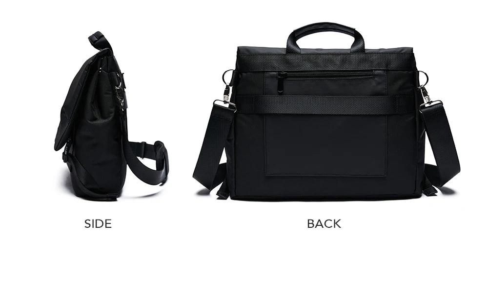MATE ELAN Waterproof Business Men's Messenger Bag, Multi-functional Laptop Case, Casual Large Capacity Crossbody Bag for Men