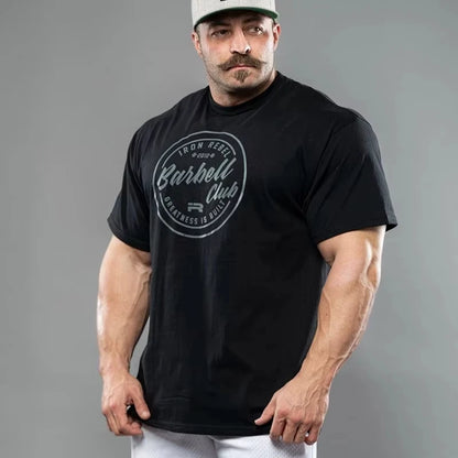 Apex Ritual – Earned Not Given Men's Gym T-Shirt – Bold Text Oversized Crew Neck Lifting Tee