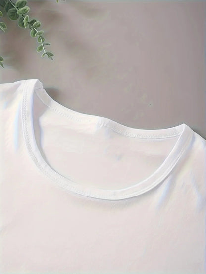 Apex Ritual – レディース ジム プリント クロップトップ – 半袖 ストリートウェア トレーニングTシャツ