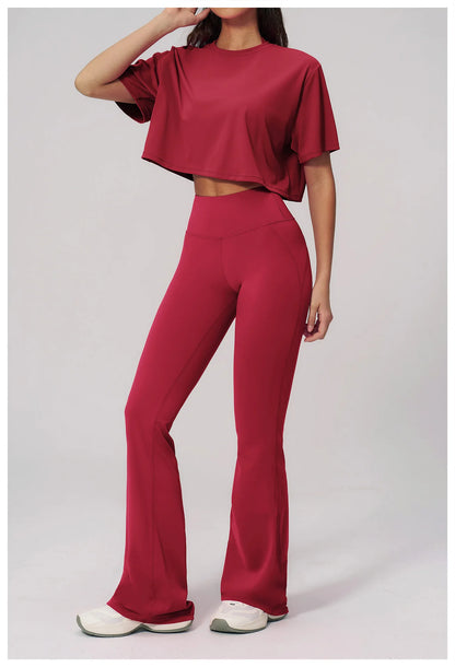 Apex Ritual Women's 2-Piece Seamless Yoga Set – Bra & Leggings