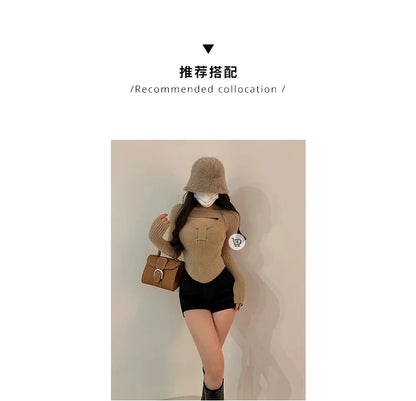 WOMENGAGA Preppy Style High Waist Slim Double Belt Slip Plaid Pleated Skirt Fashion Sexy Korean Women JK Skirts Sweet X8WN