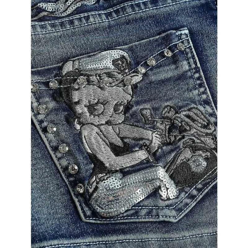 Women's Y2K High-Waist Denim Shorts