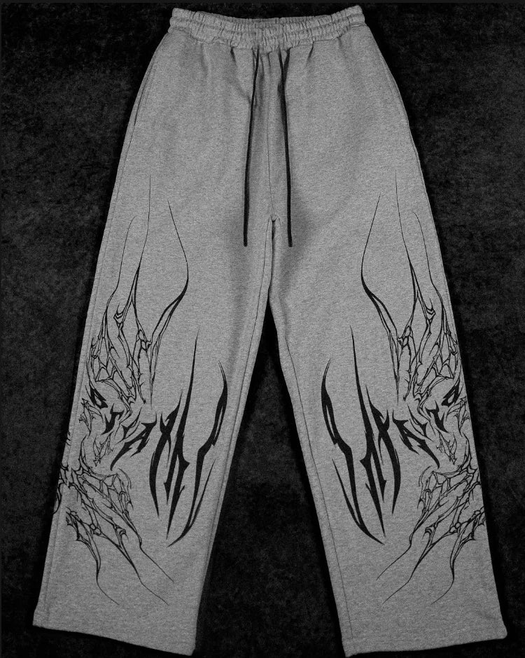 01-2000s retro sports fast dry sweater pants men striped sweat absorb breathable pants fitness training pants US size