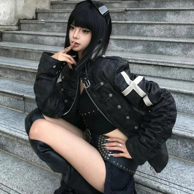 Women's Vintage Gothic Zip Jacket
