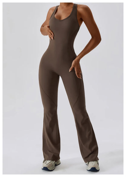 Apex Ritual – Women's One-Piece Gym Jumpsuit – Stretch Sports Bodysuit