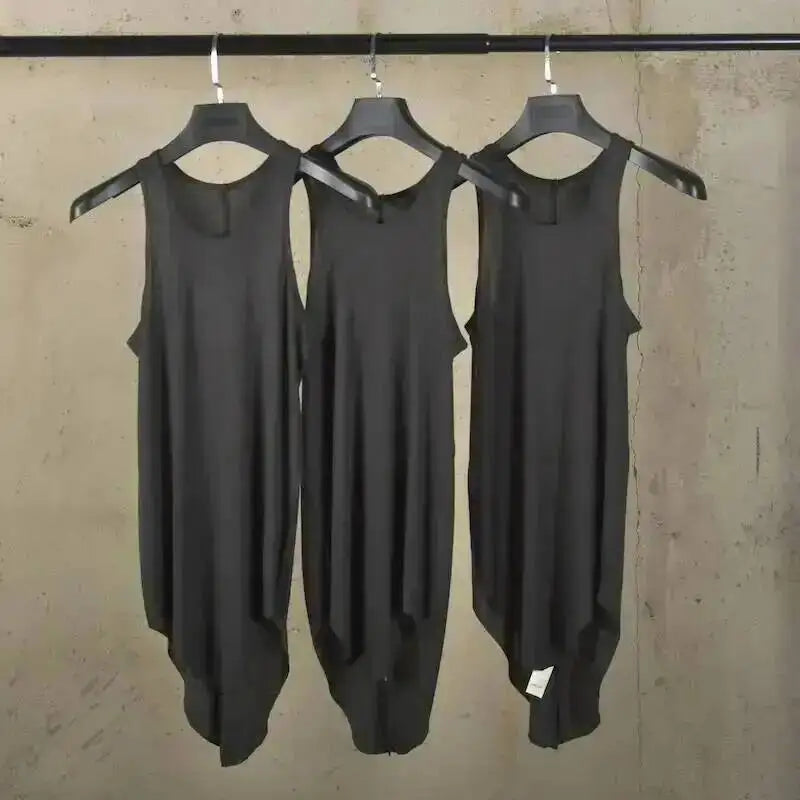 HKSH RO 2025 Summer New Man Dark Tide Chic Tank Top Ultra-thin Transparent Sleeveless Sweatshirt Wool Fashion Vest Trendy HK4911