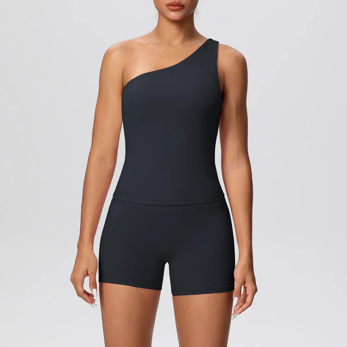 Apex Ritual Women's 2-Piece Sports Set – Push-Up Bra & Shorts