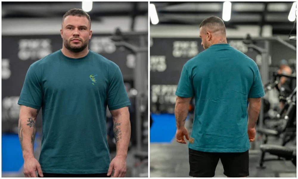 SILVERBACK Muscle Fitness T-shirt Summer Men's Athleisure Workout short sleeve Shirts cotton Fitness Tee Gym Sports Shirt Tops