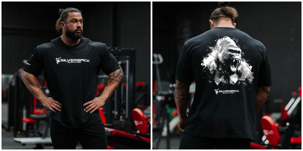 Apex Ritual – オーバーサイズ ジムTシャツ – ゆったり 通気性 ボディビルディング フィットネスTシャツ