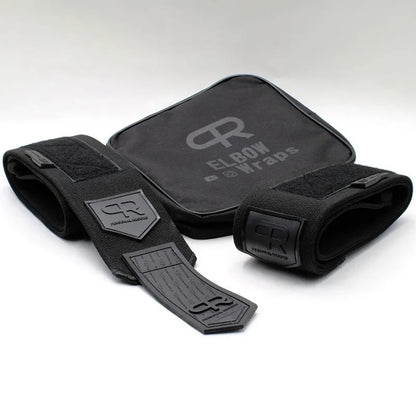 Apex Ritual – Elbow Wraps Fitness Straps – Gym Weightlifting Crossfit Deadlift Brace Bands (1 Pair)
