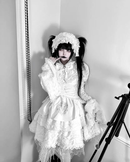 Women's Harajuku Gothic Lolita Mini Dress