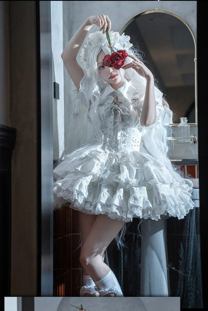 Women's Harajuku Gothic Chain JSK Dress