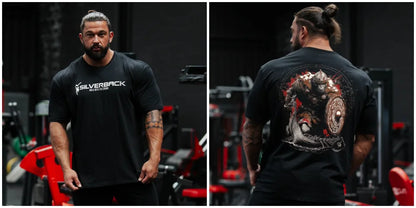 Apex Ritual – オーバーサイズ ジムTシャツ – ゆったり 通気性 ボディビルディング フィットネスTシャツ